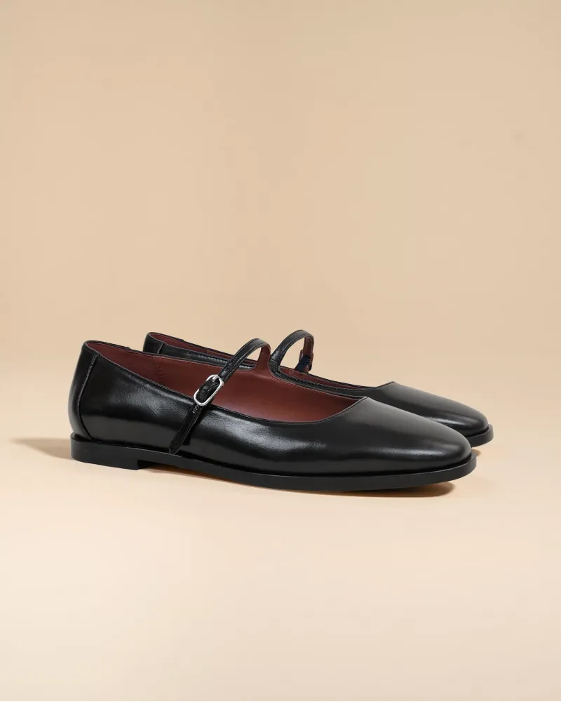 Caruso Black Ballerinas