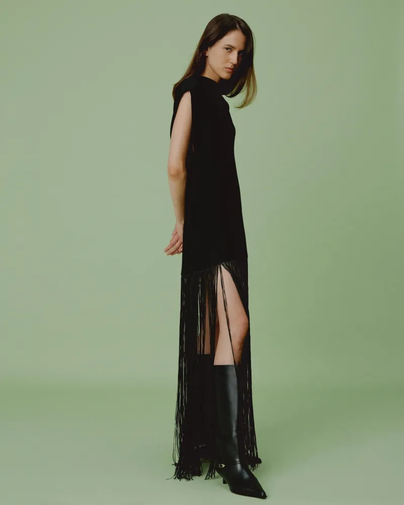 LOW-HEELED BOOTS WITH POINTED TOES EILEEN BLACK