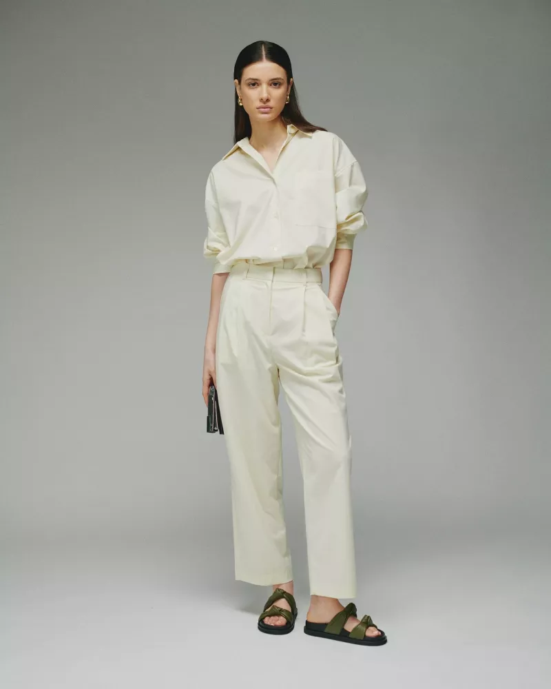 Dona Kaki Flat Mules