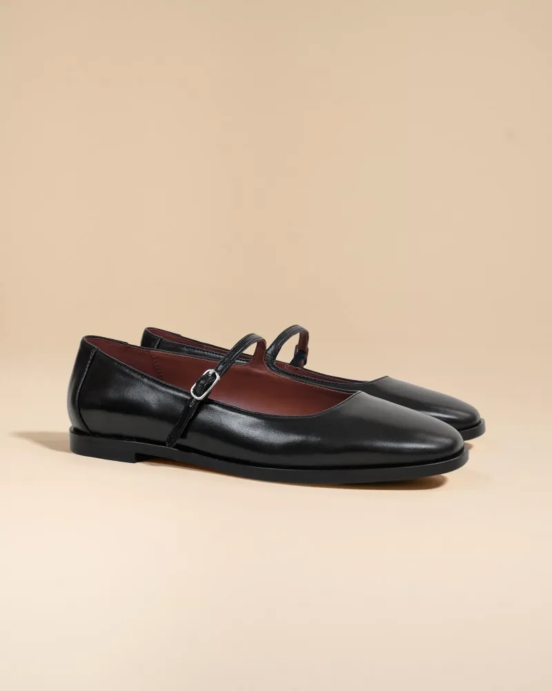 Caruso Black Ballerinas