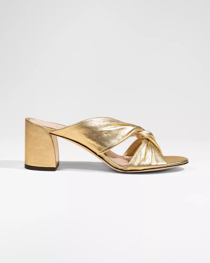 Daria Gold Mules