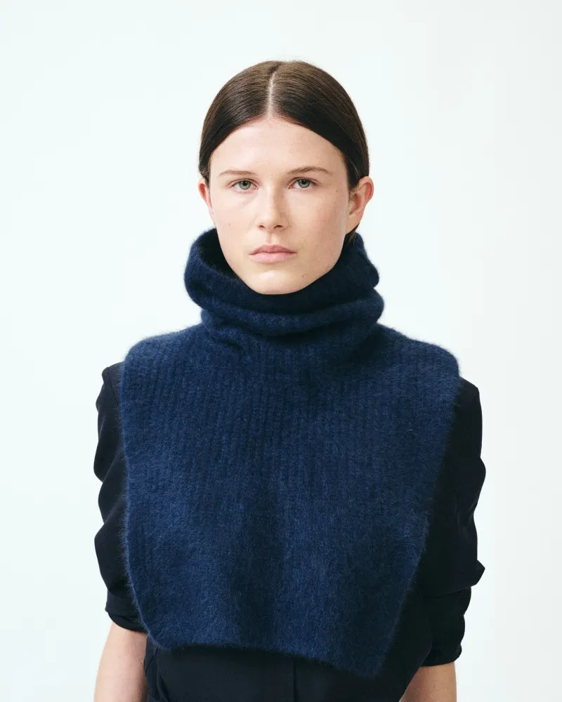 REMOVABLE RACCOON MESH COLLAR CASPER NAVY