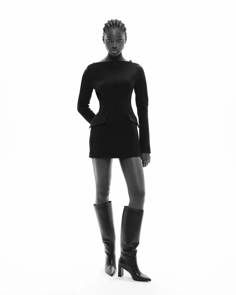 WIDE-HEELED BOOTS TRACEY BLACK