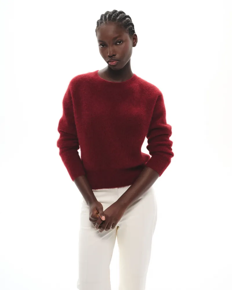 RACCOON KNIT SWEATER MARLY RED