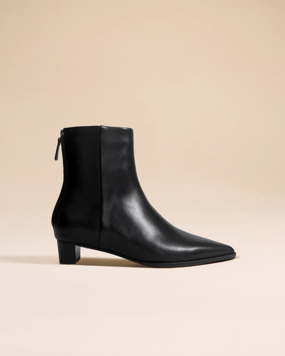 BOTTINES NOIRES A PETIT TALON KITH BLACK