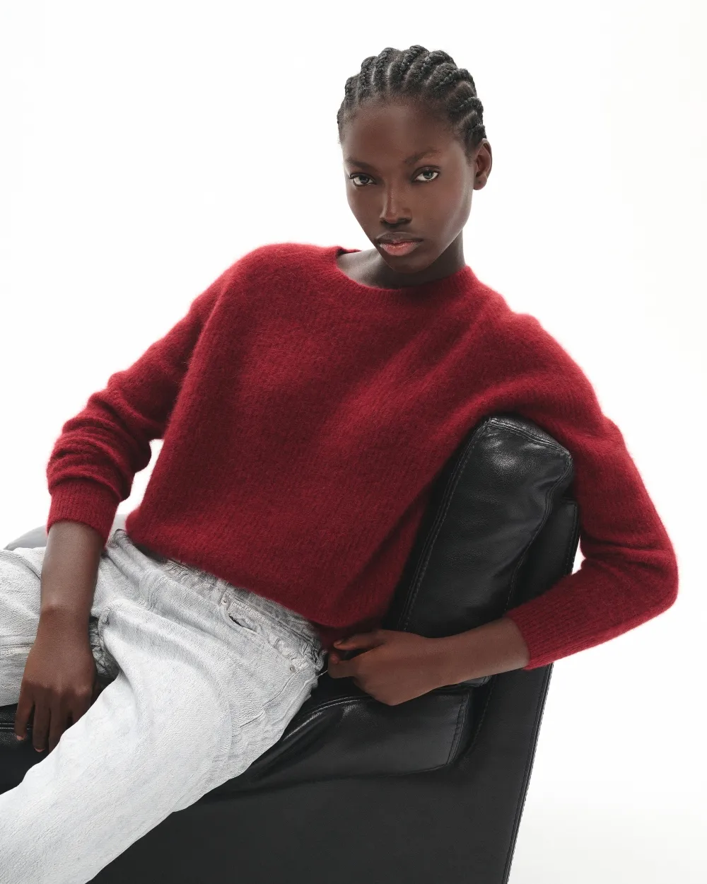 PULL EN MAILLE DE RACCOON MARLY RED