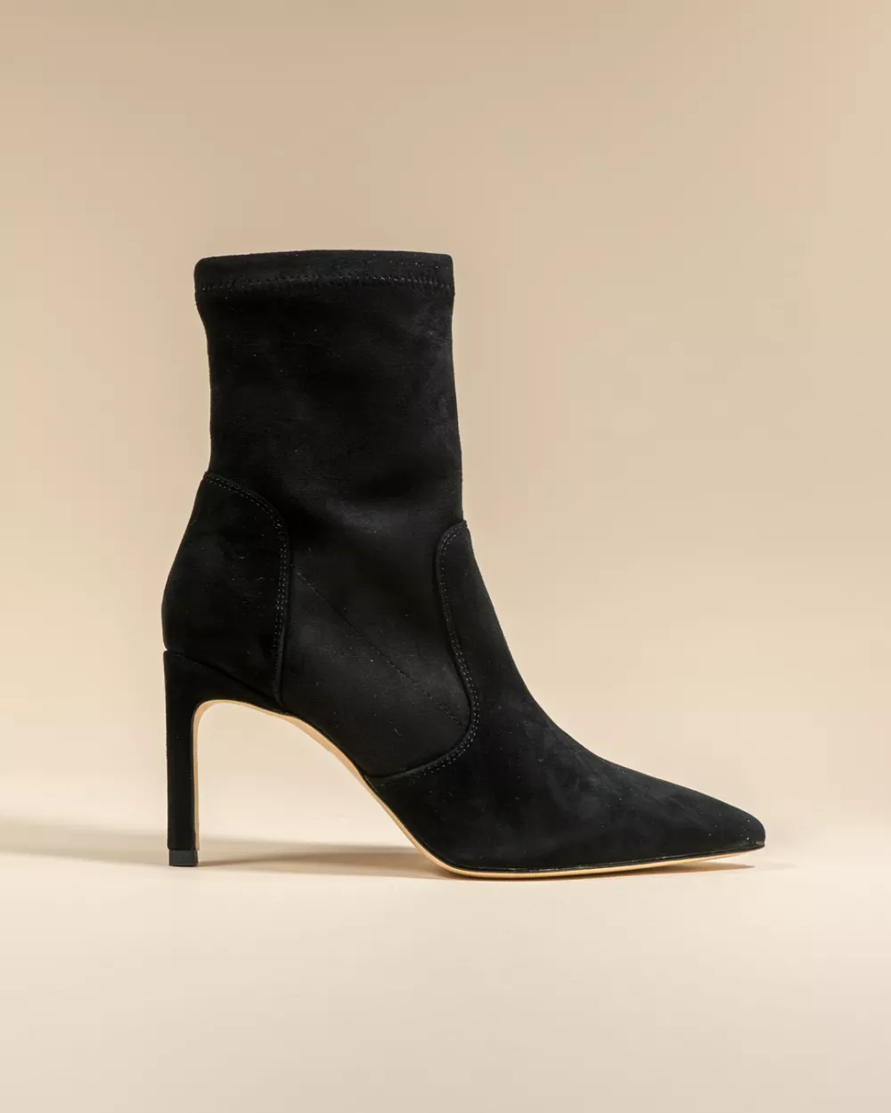 Ophelia Black Pointy Boots