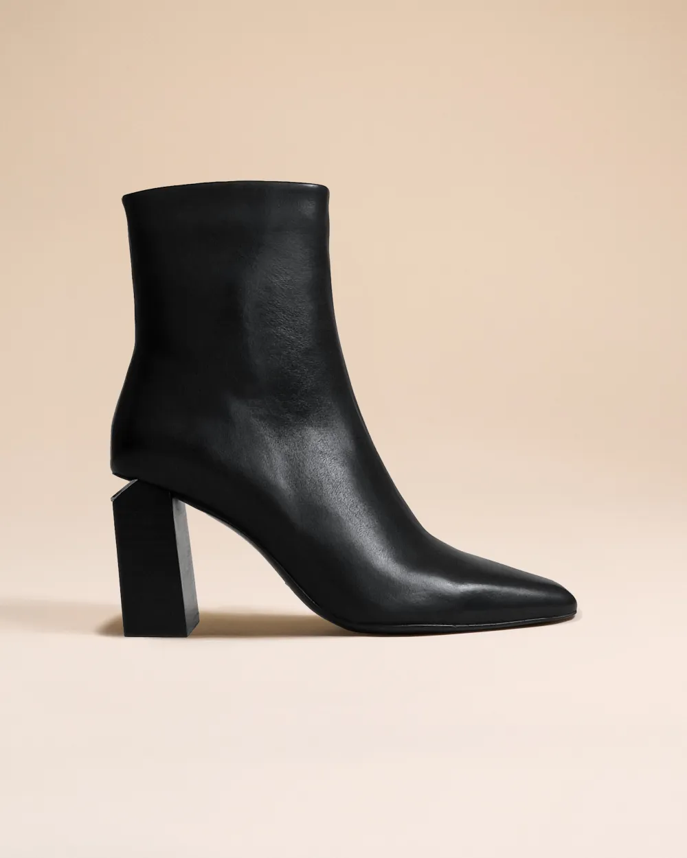 BOTTINES NOIRES A TALON HAUT TESSYE BLACK