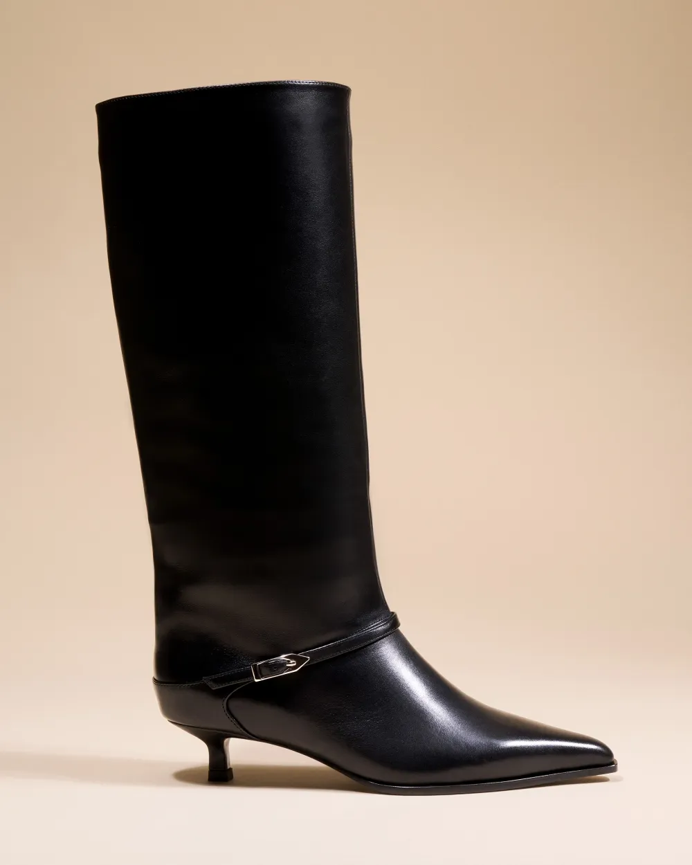 LOW-HEELED BOOTS WITH POINTED TOES EILEEN BLACK