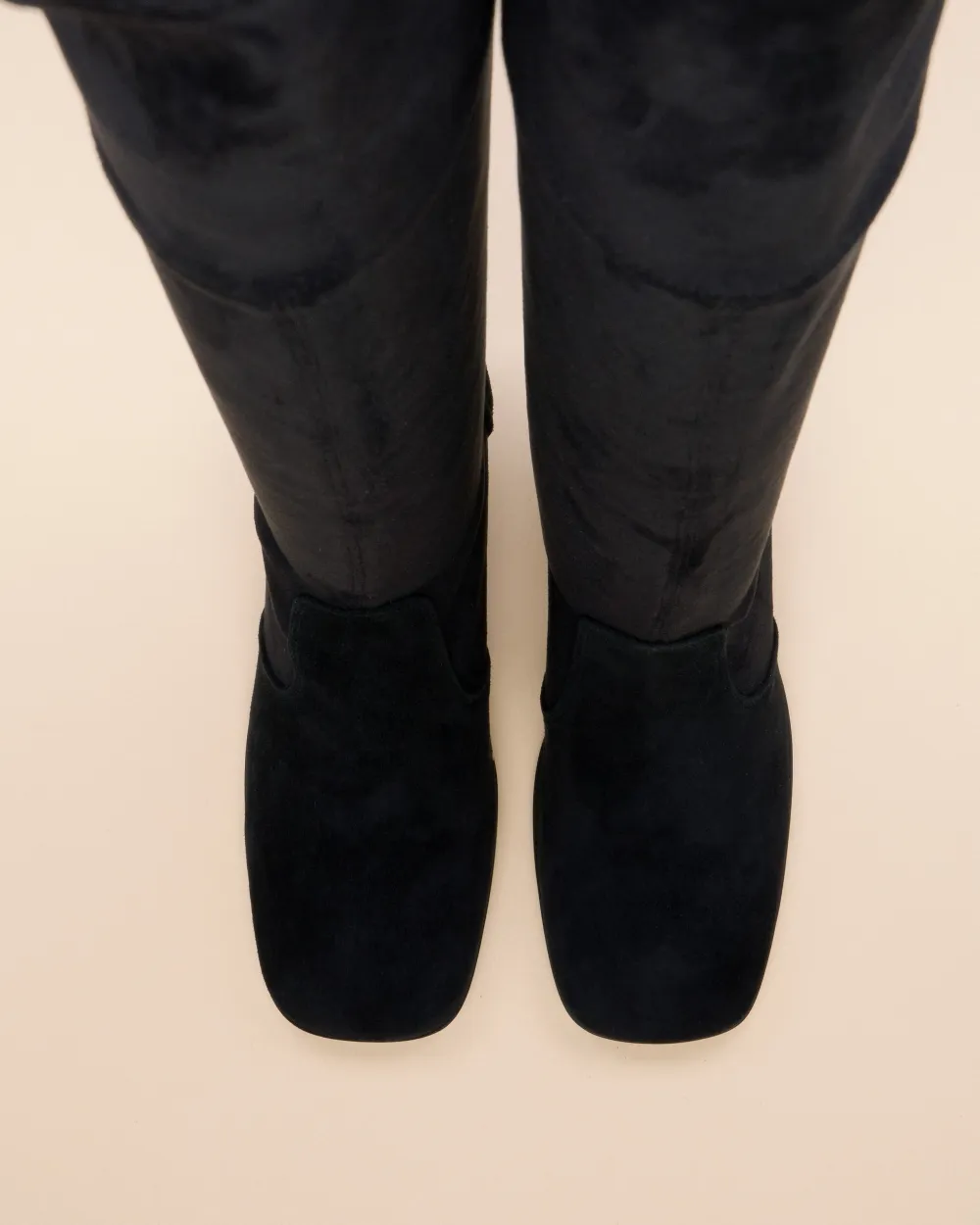 High heel thigh boots Gae High Black