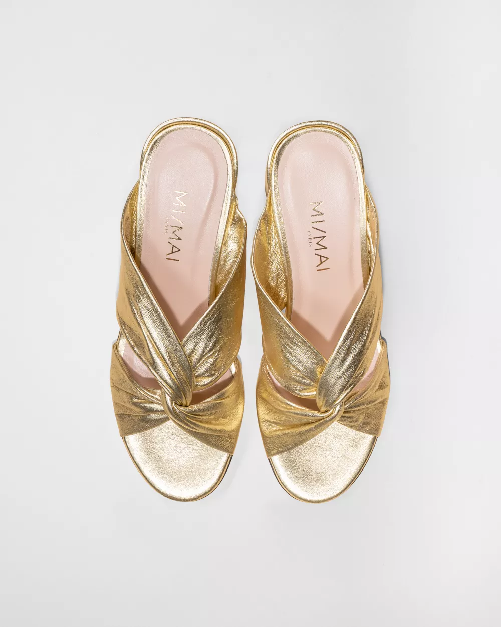 Daria Gold Mules