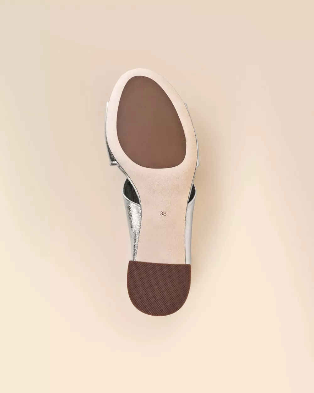 Daria Silver Mules