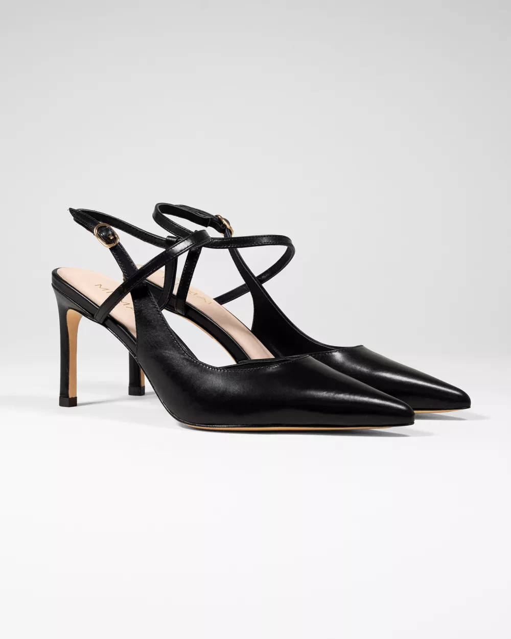 Emy Black Pointy Stilettos