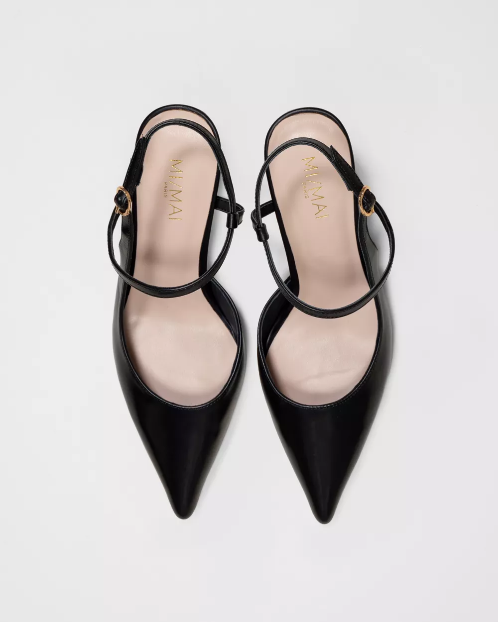 Emy Black Pointy Stilettos