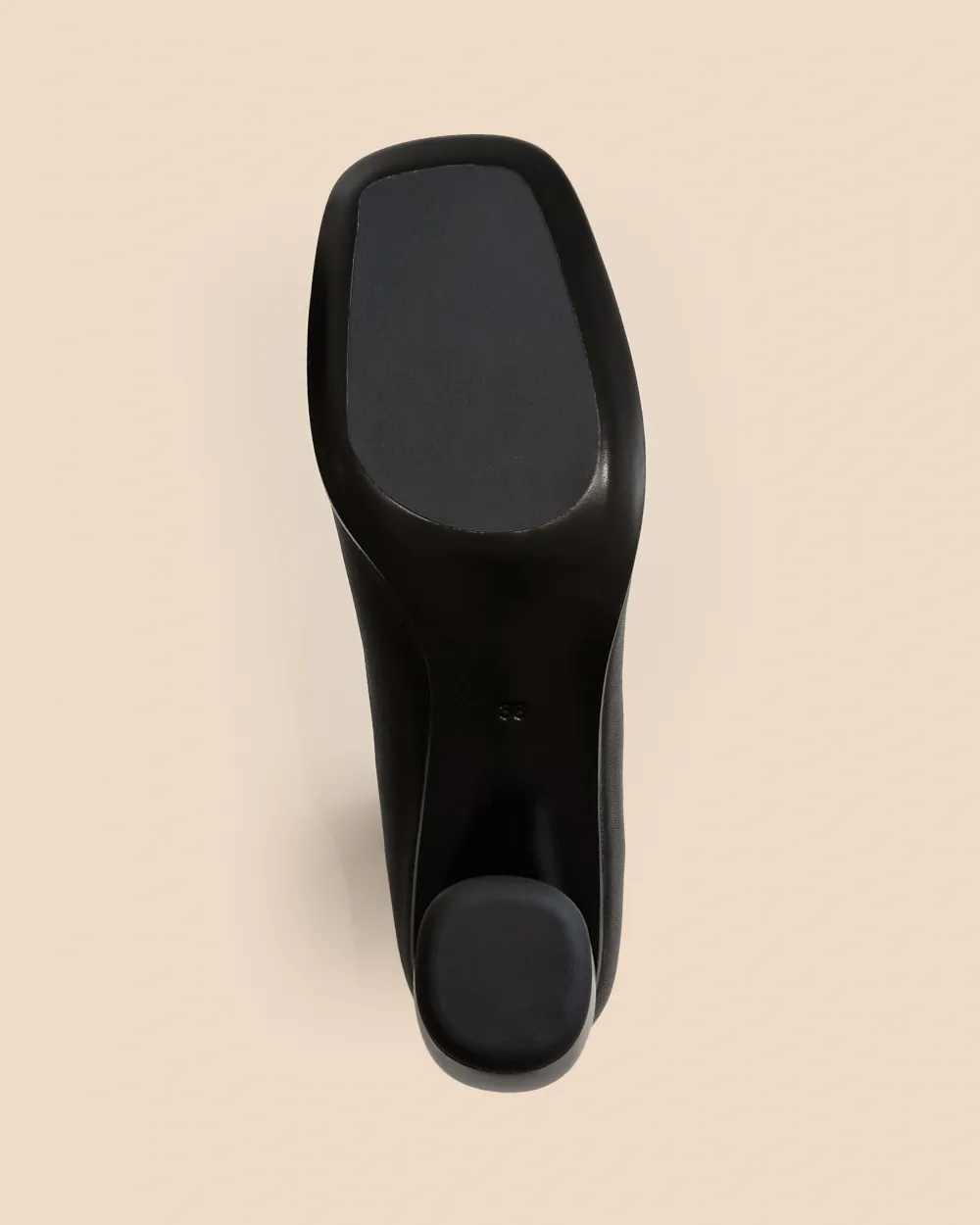 Low-heeled thigh boots Gae Low Black Lamb