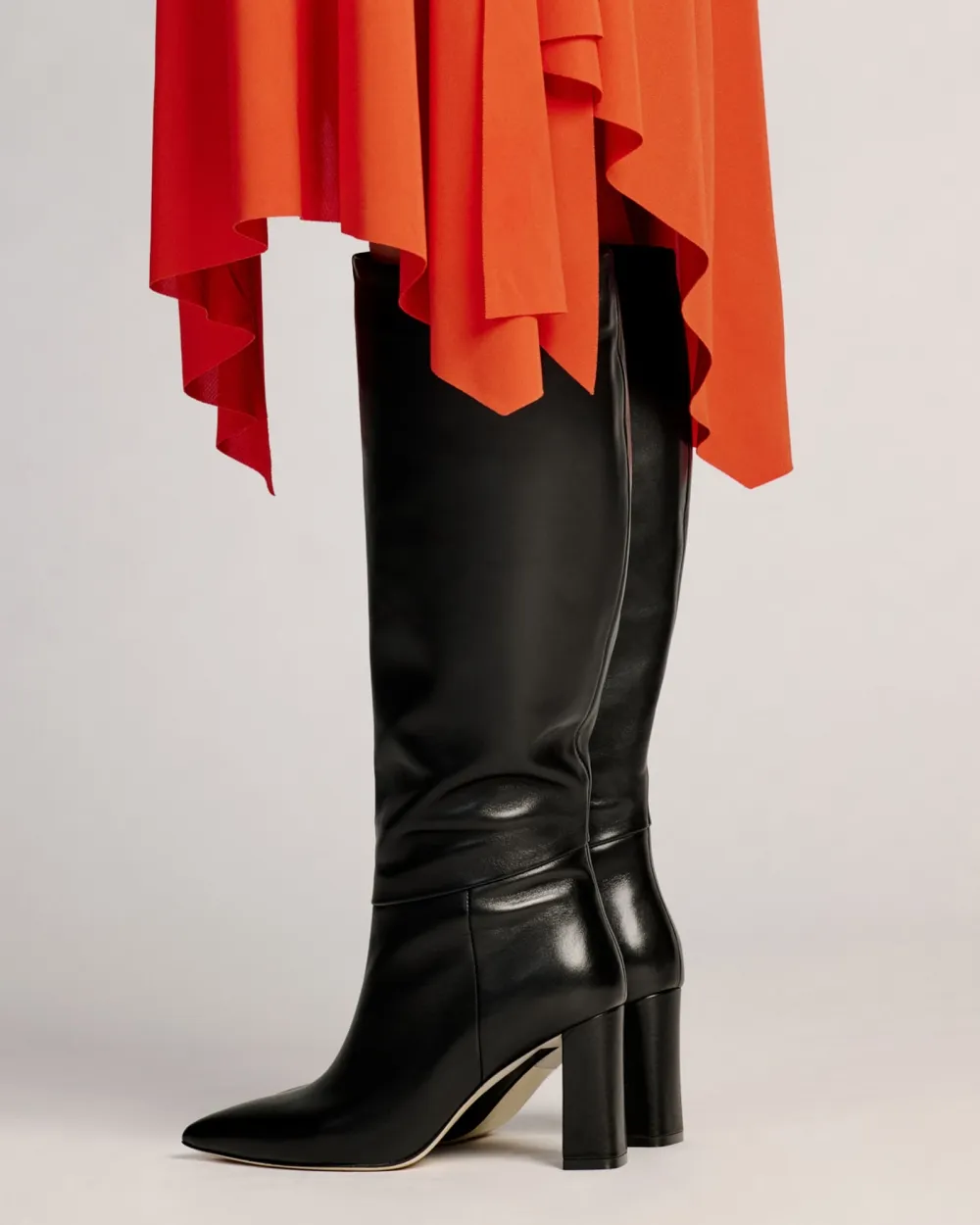 WIDE-HEELED BOOTS TRACEY BLACK