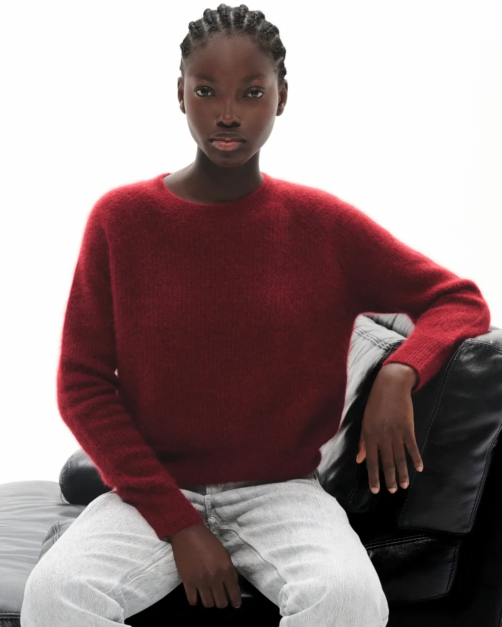 RACCOON KNIT SWEATER MARLY RED