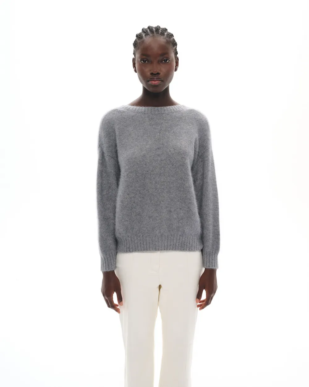 RACCOON KNIT CARDIGAN CARMI GREY