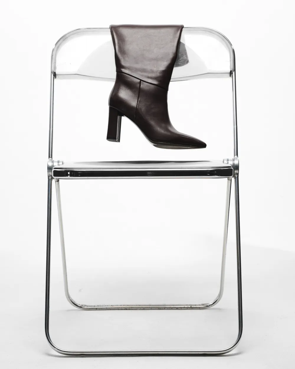 WIDE-HEELED BOOTS TRACEY CHOCOLATE