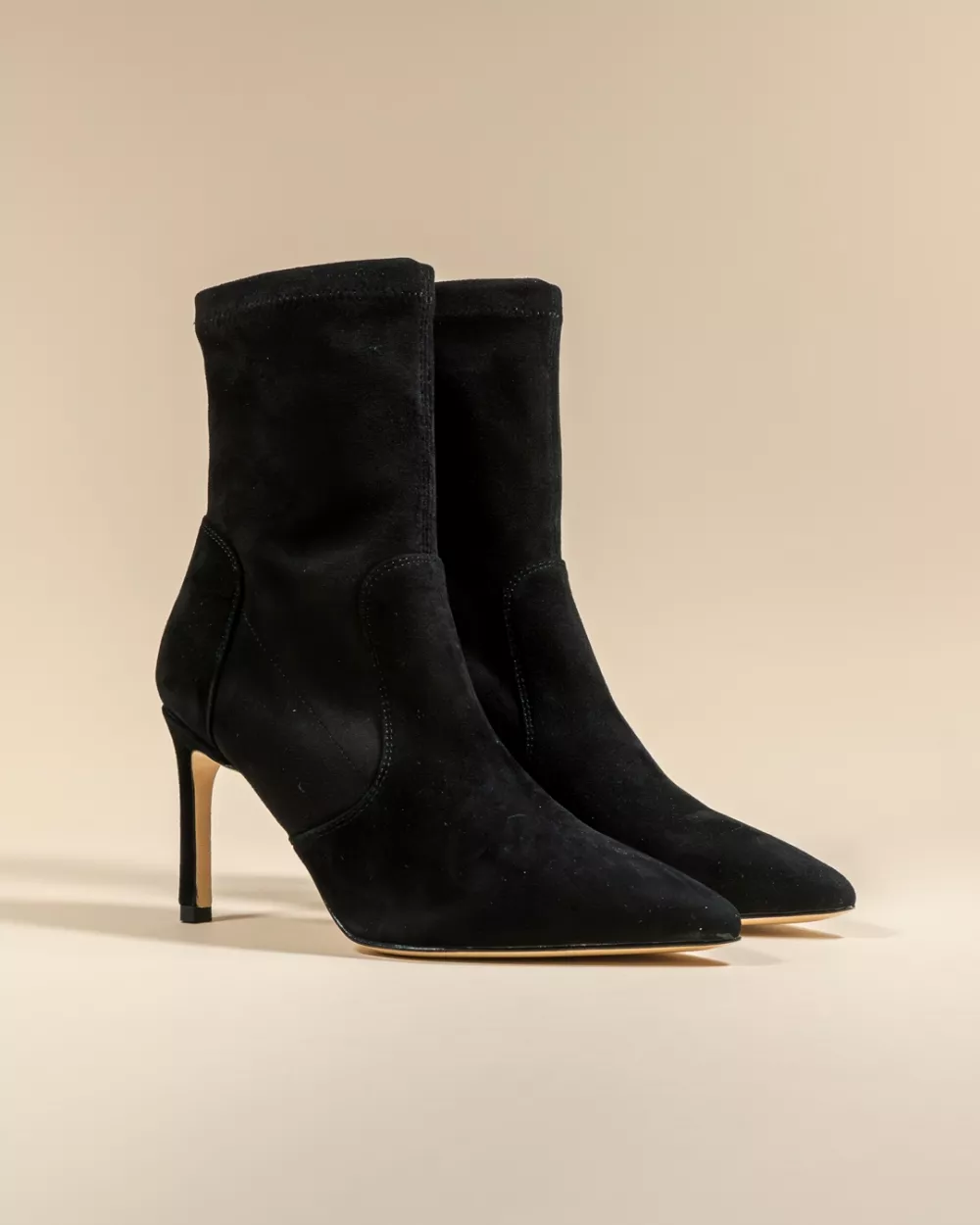Ophelia Black Pointy Boots