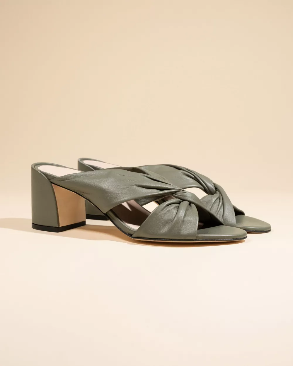 Daria Green Mules