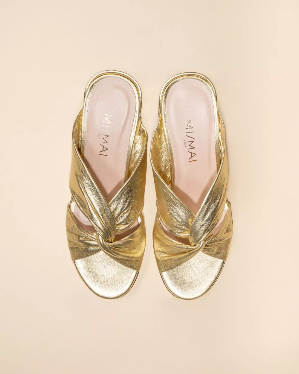 Daria Gold Mules