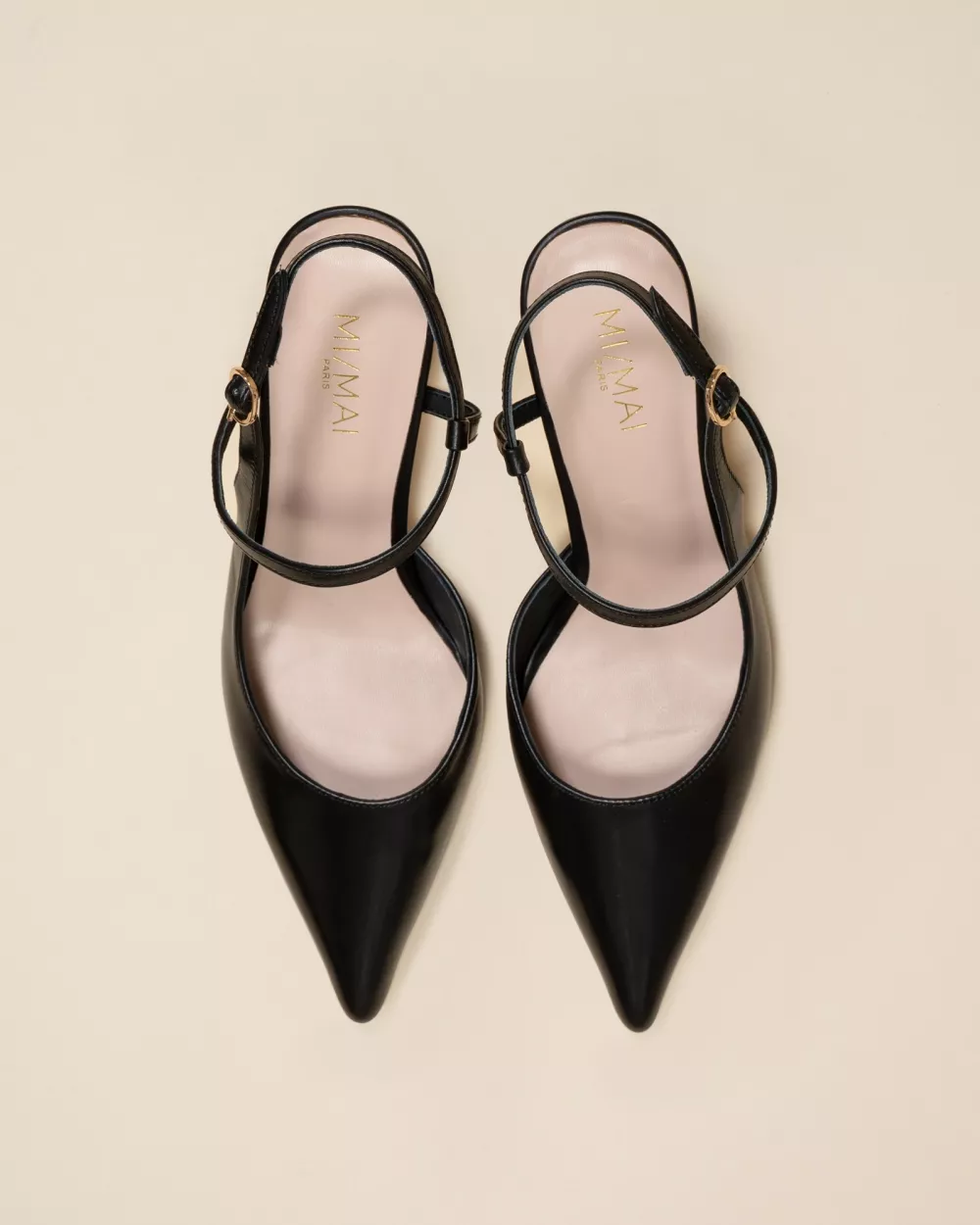 Emy Black Pointy Stilettos