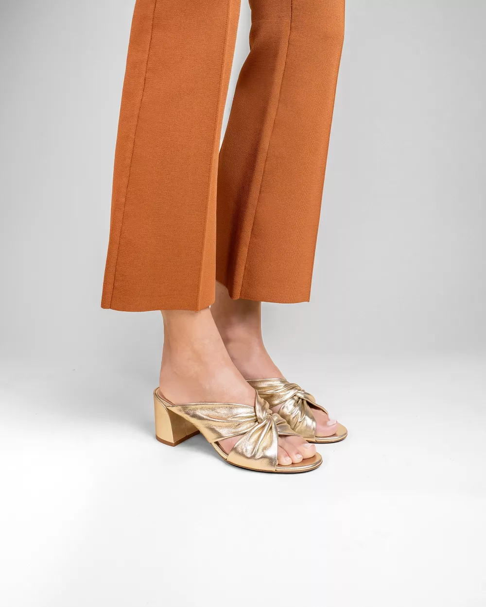 Daria Gold Mules