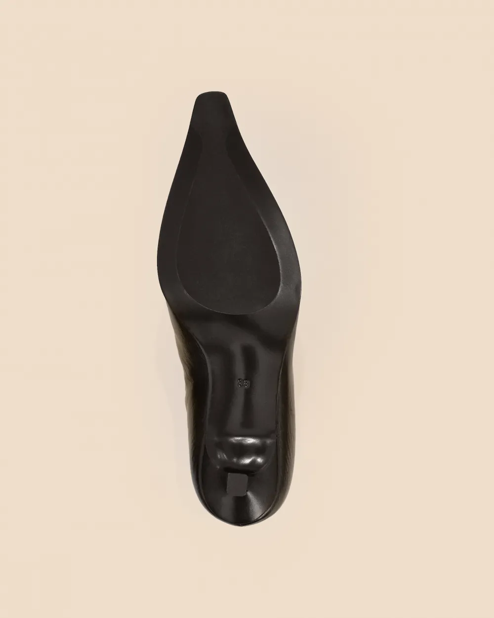 LOW-HEELED BOOTS WITH POINTED TOES VIVIENNE CRINKLED